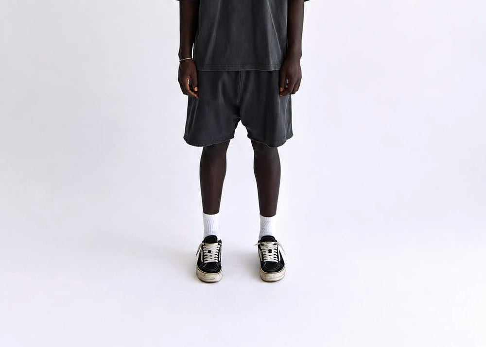 Standard Sweatshort (Washed Black)