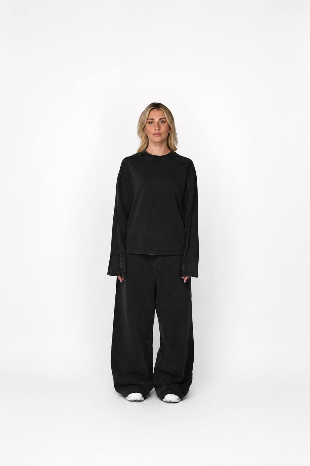 Heavy Long Sleeve (Washed Black)