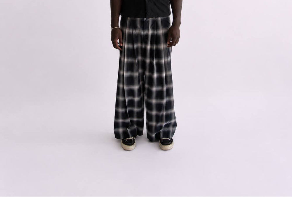 Triple Pleat Trousers