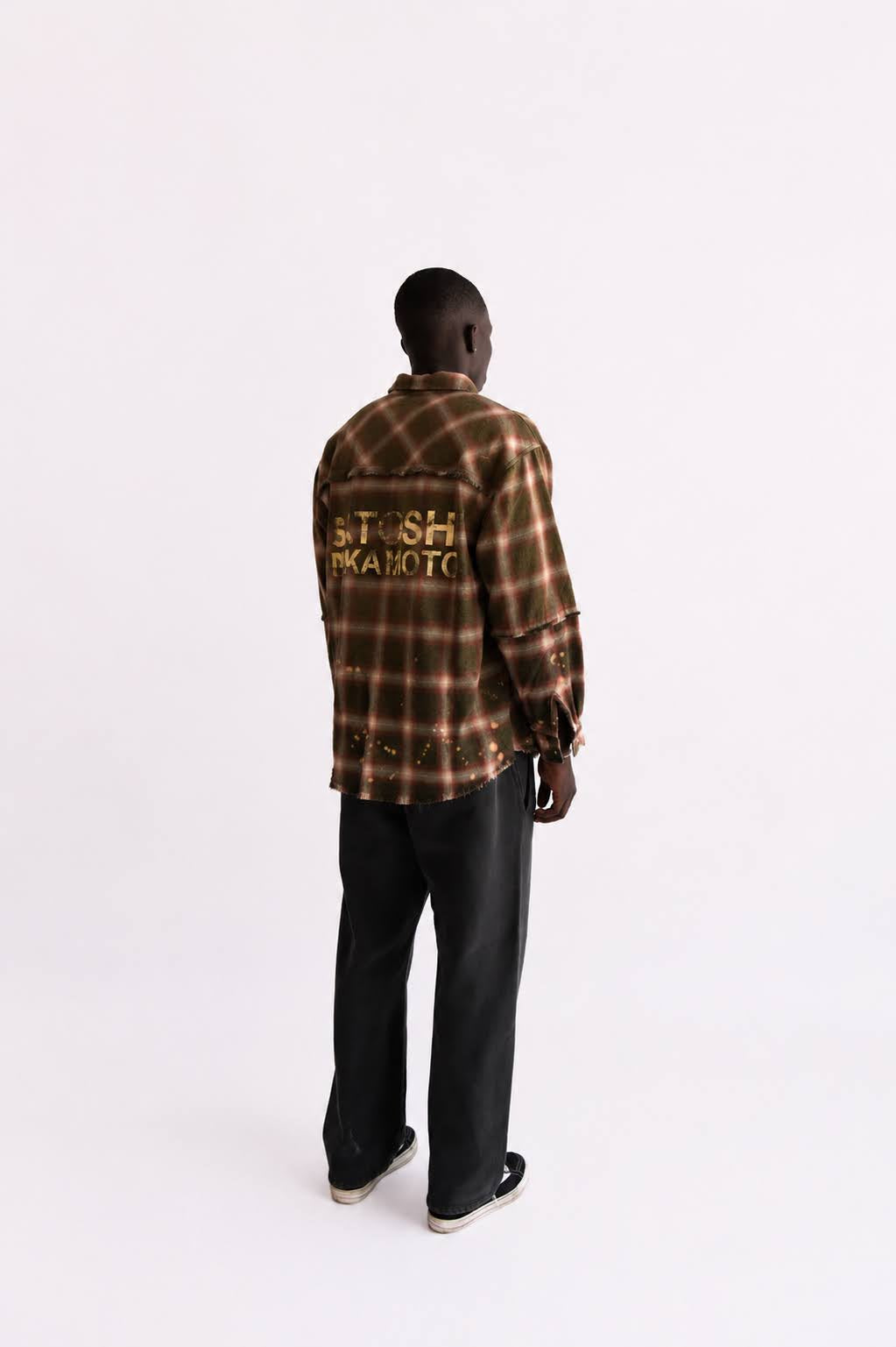Patchwork Flannel (Burgundy/Green)