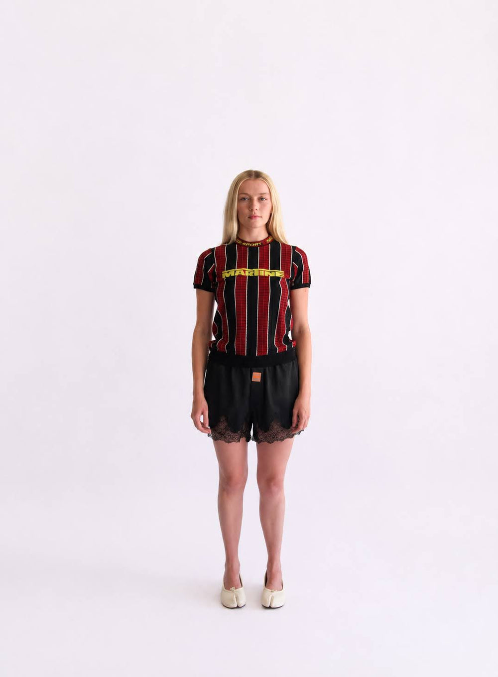 Logo Tight T-Shirt (Red)