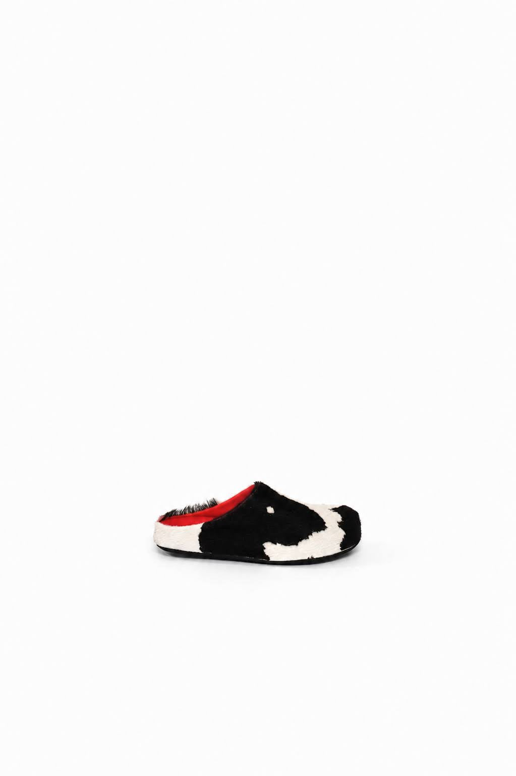 Cow Print Fussebett Sabot