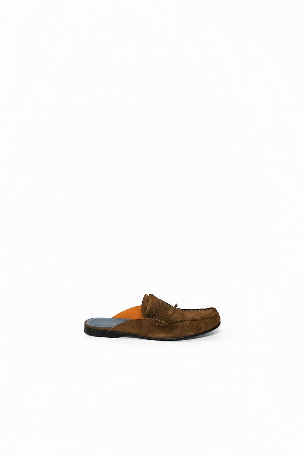 Suede Square Toe Sabot