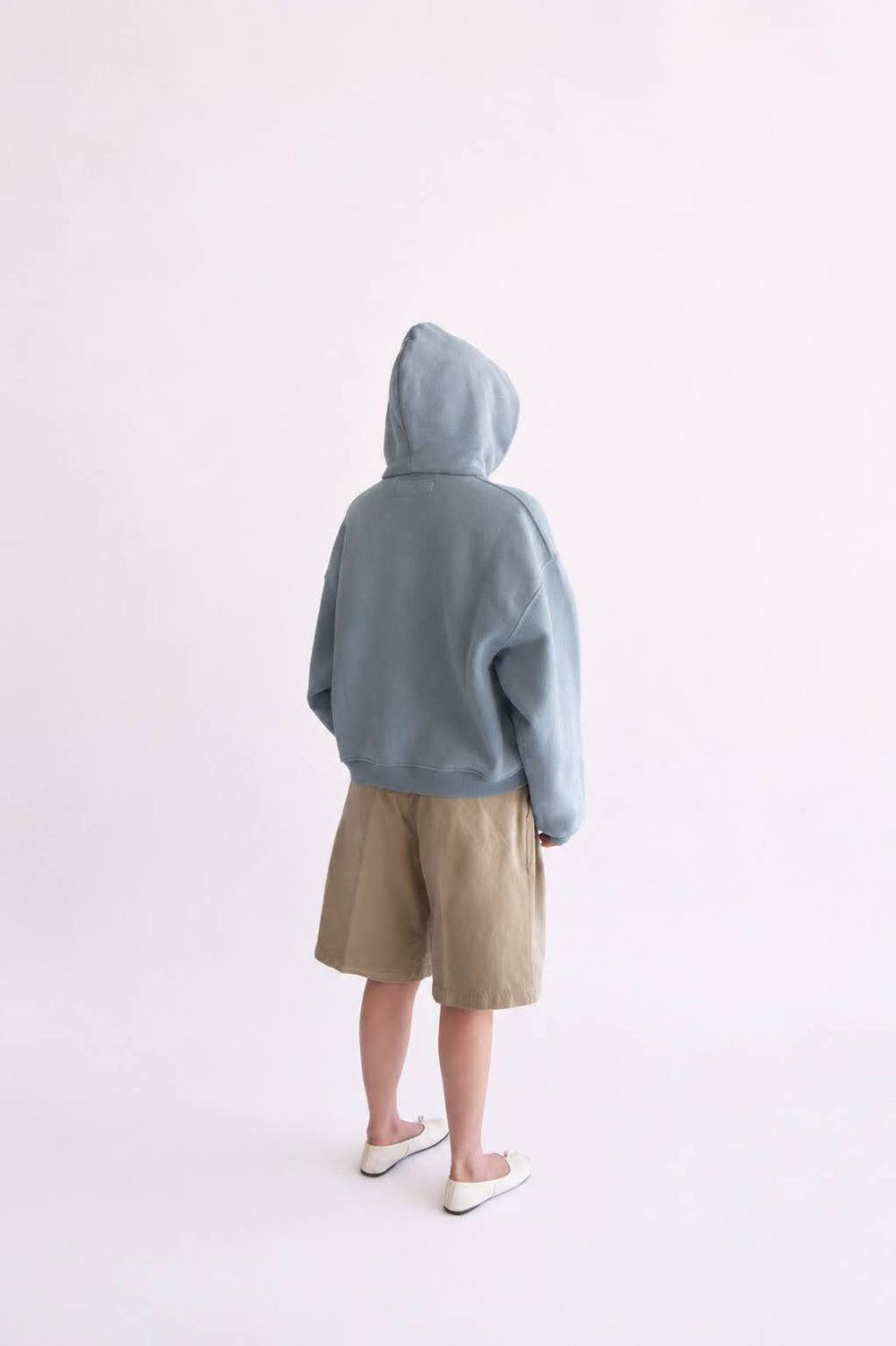 Heathered Hoodie Knit (Blue)