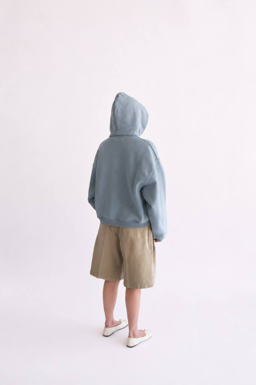 Heathered Hoodie Knit (Blue)