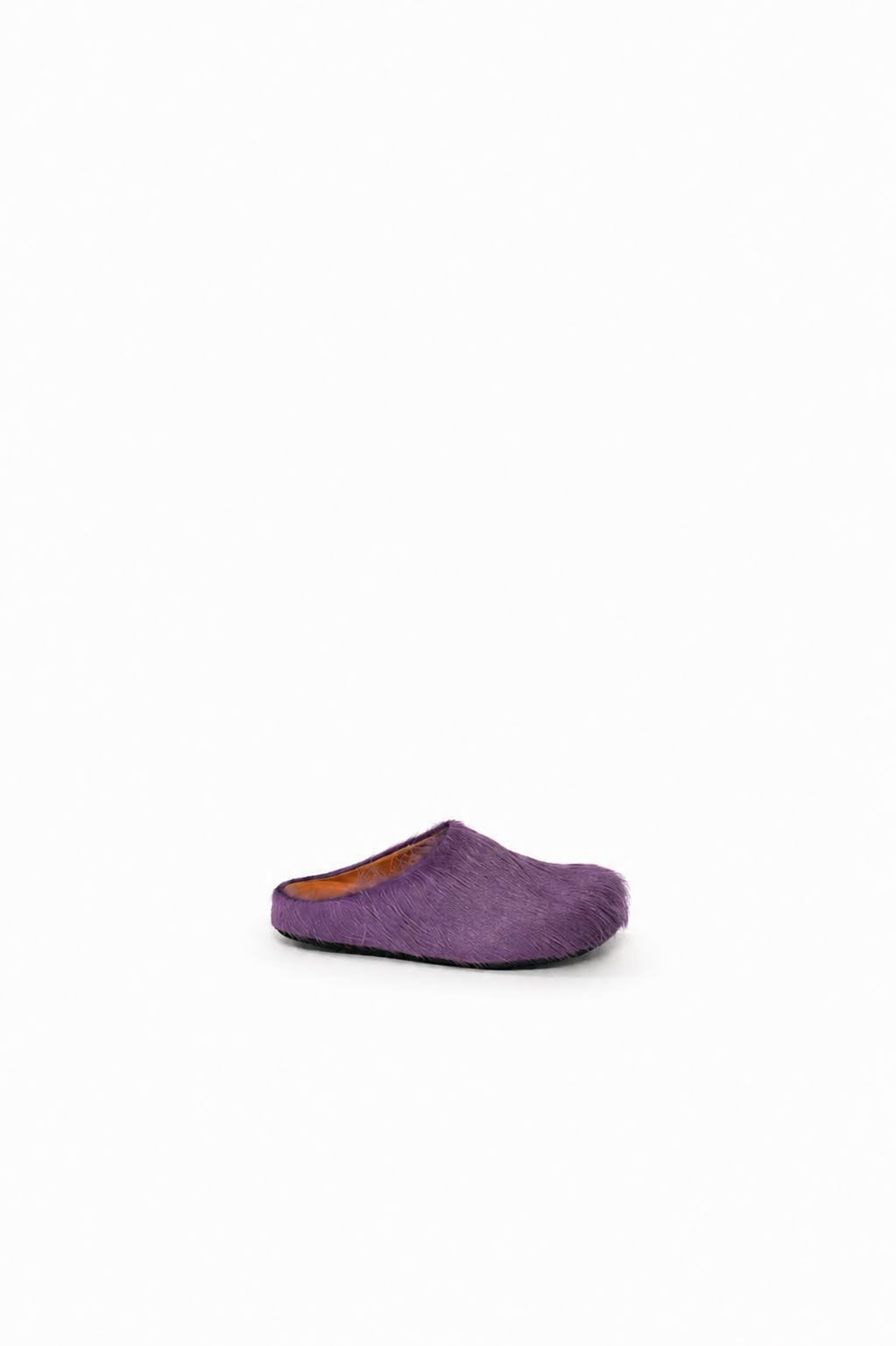 Purple Long Hair Fussbett Sabot