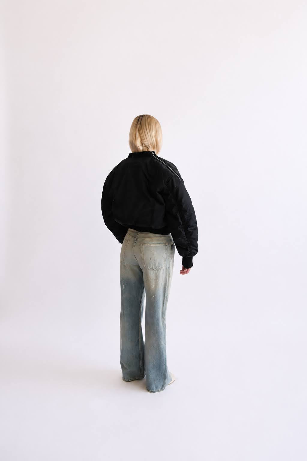 Nylon Bomber Jacket