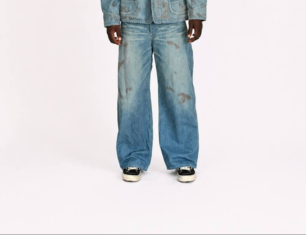 Damaged Painter Pant W/ Buckle