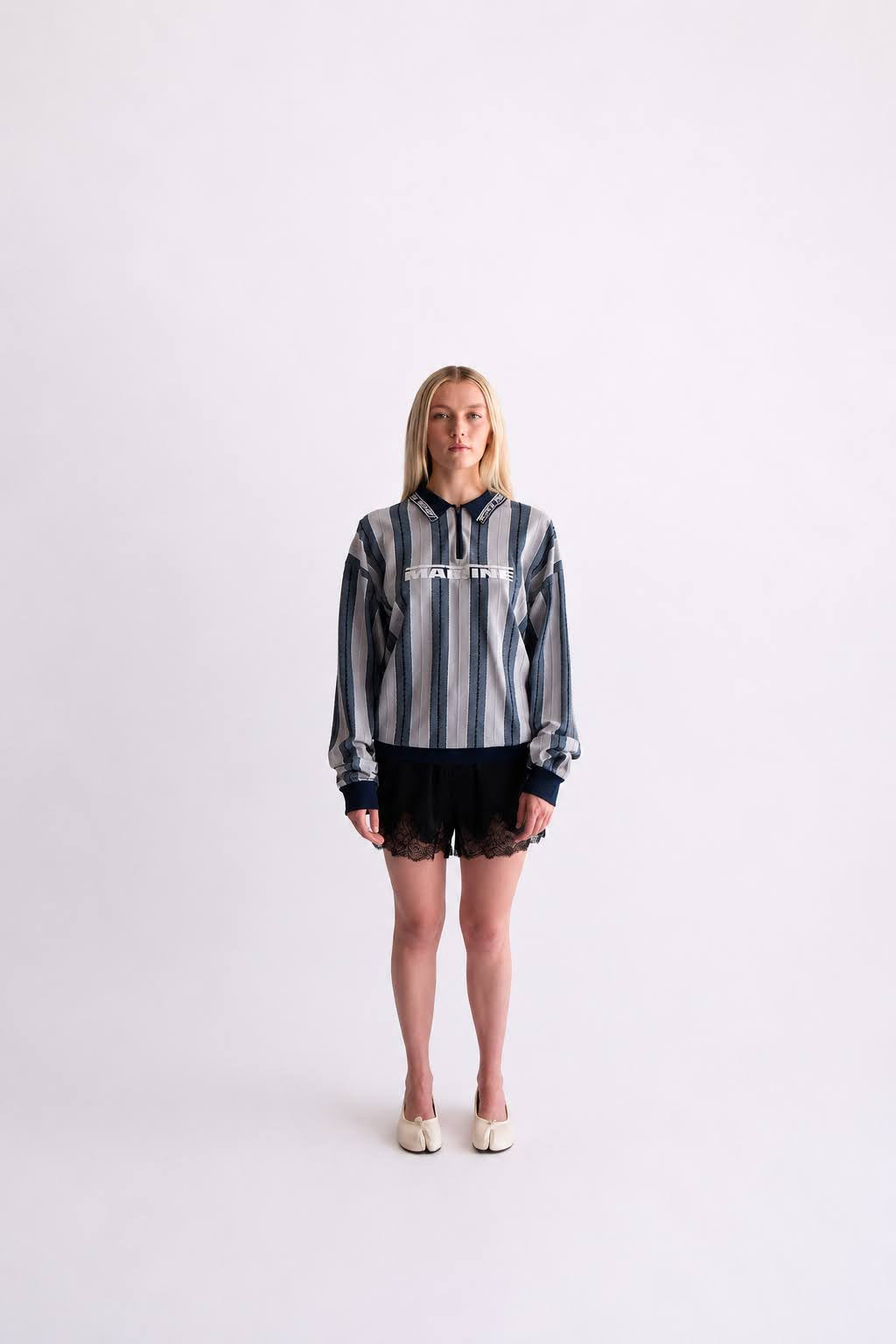 L/S Polo (Blue)