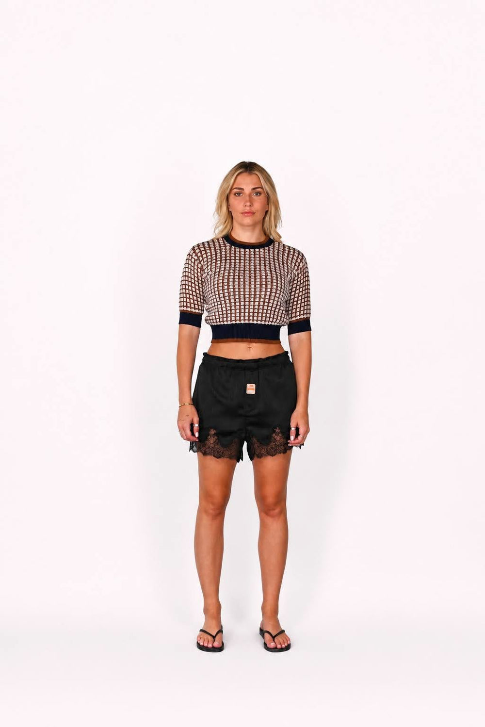 Bouclé Tweed Effect Sweater