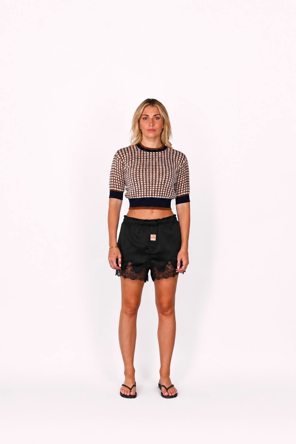 Bouclé Tweed Effect Sweater