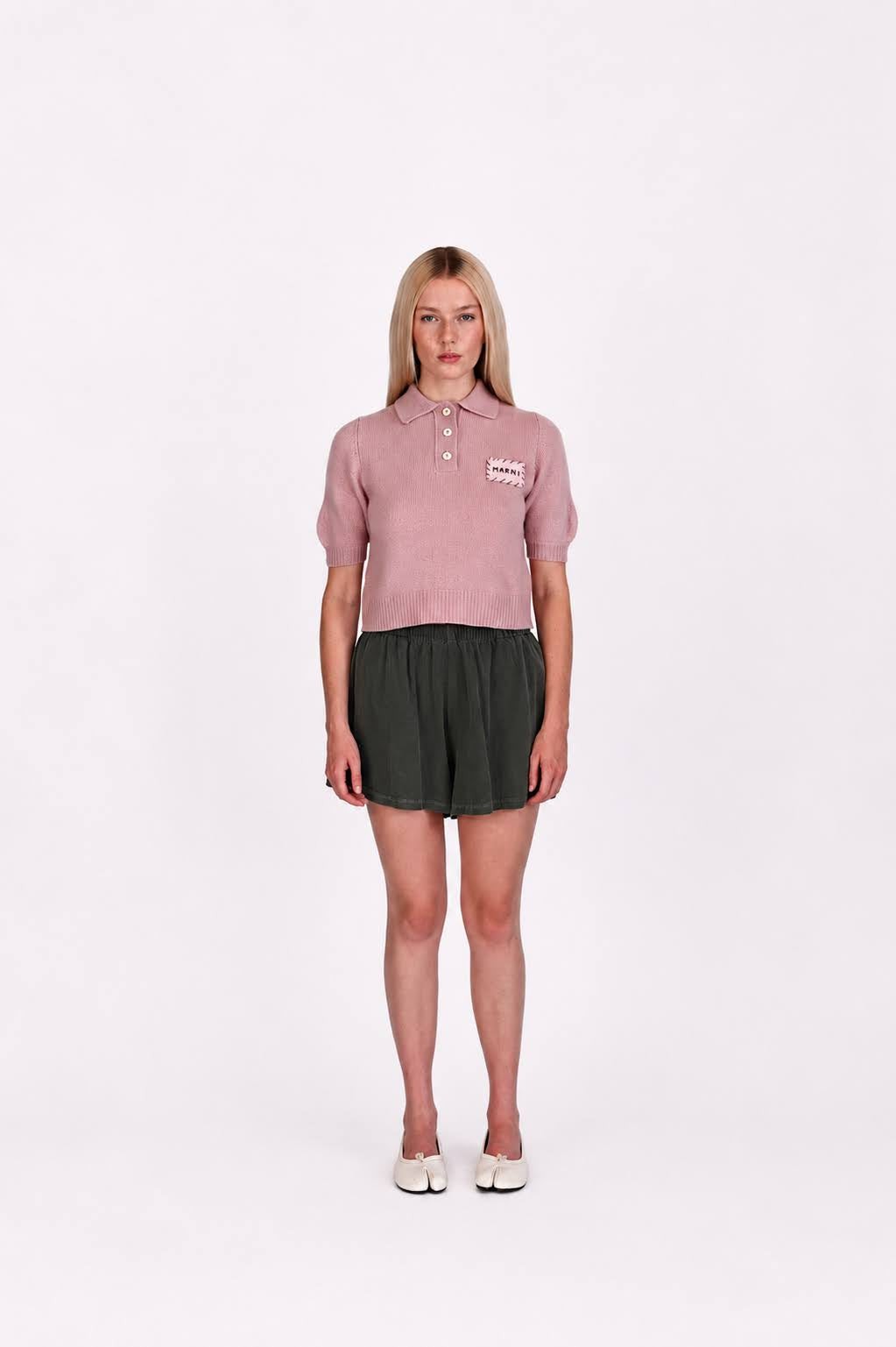 Cashmere Polo Sweater