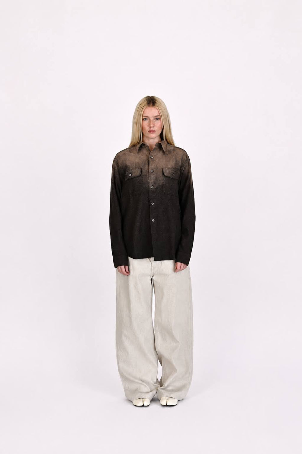 Faded Brown Work Shirt