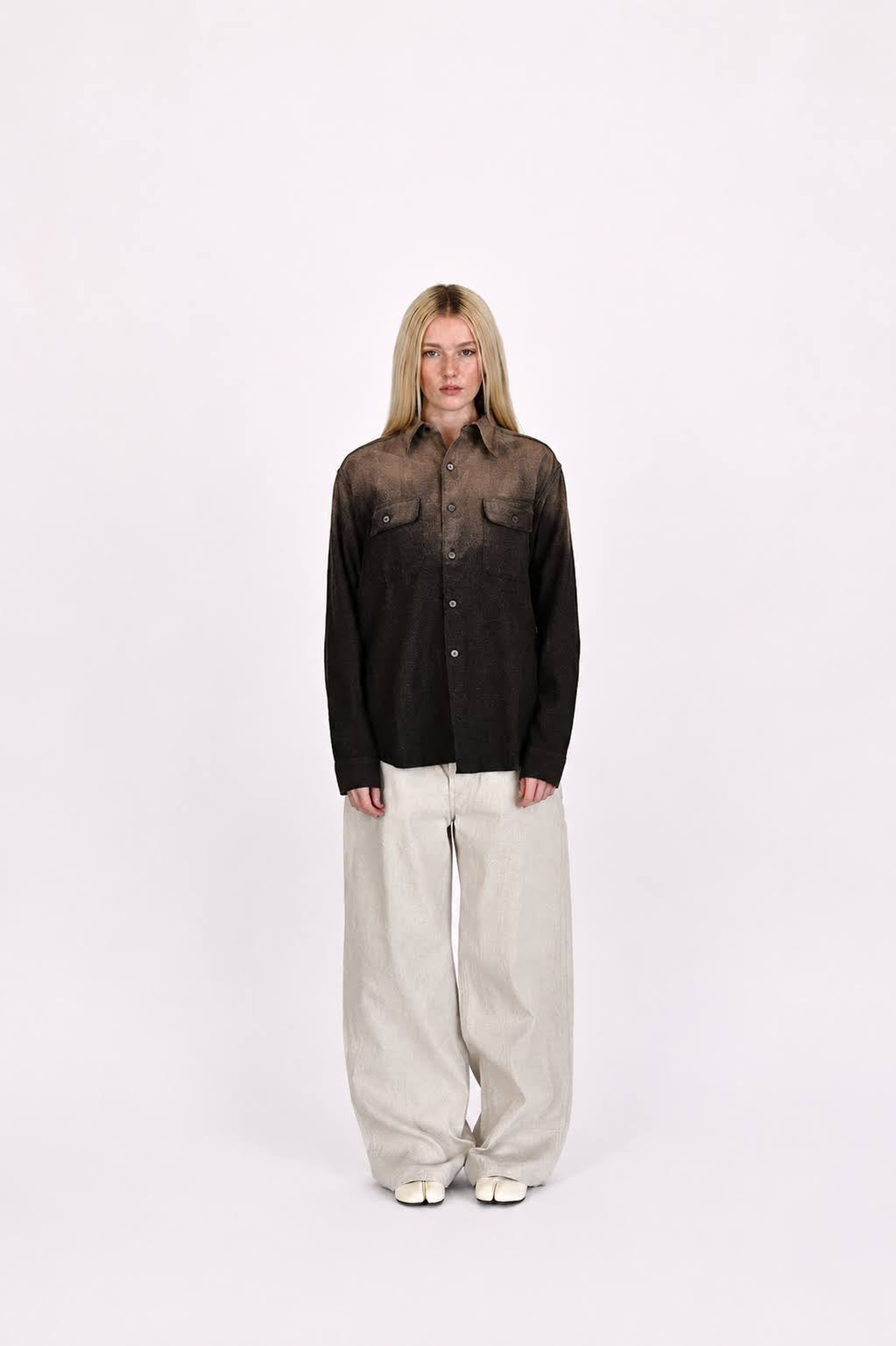 Faded Brown Work Shirt