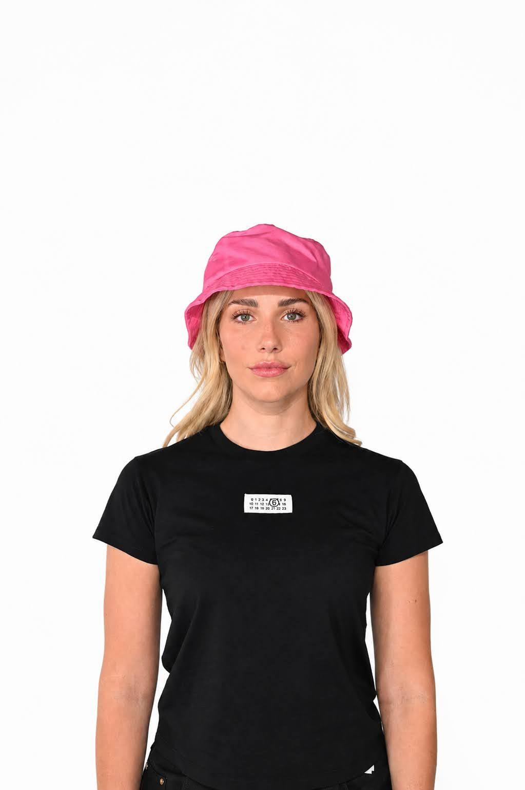 Pink Nylon Bucket Hat