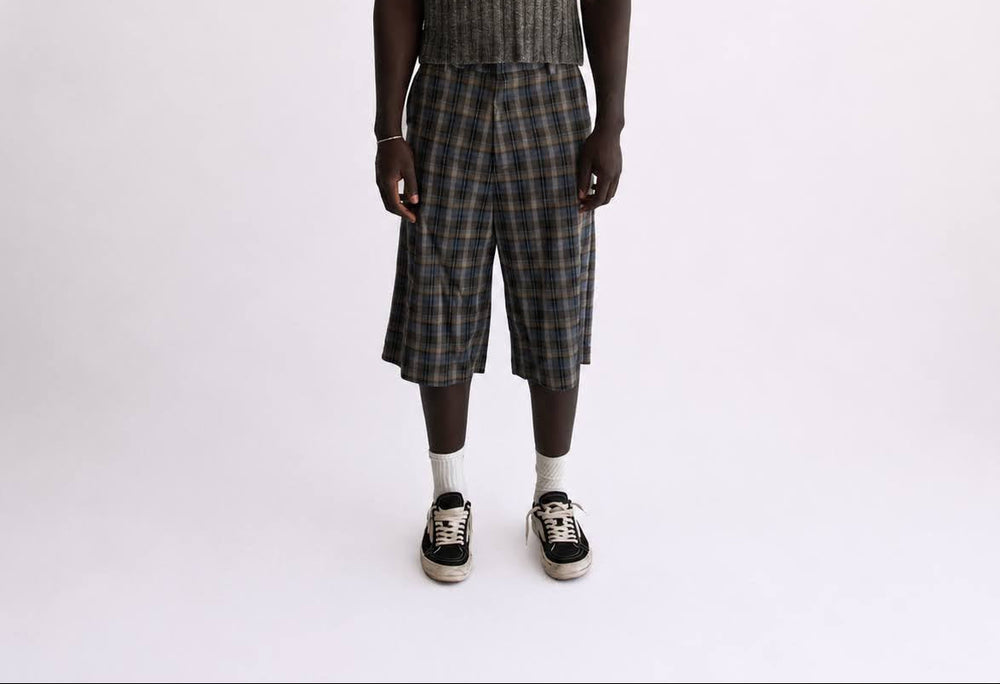 Check Shorts Woven