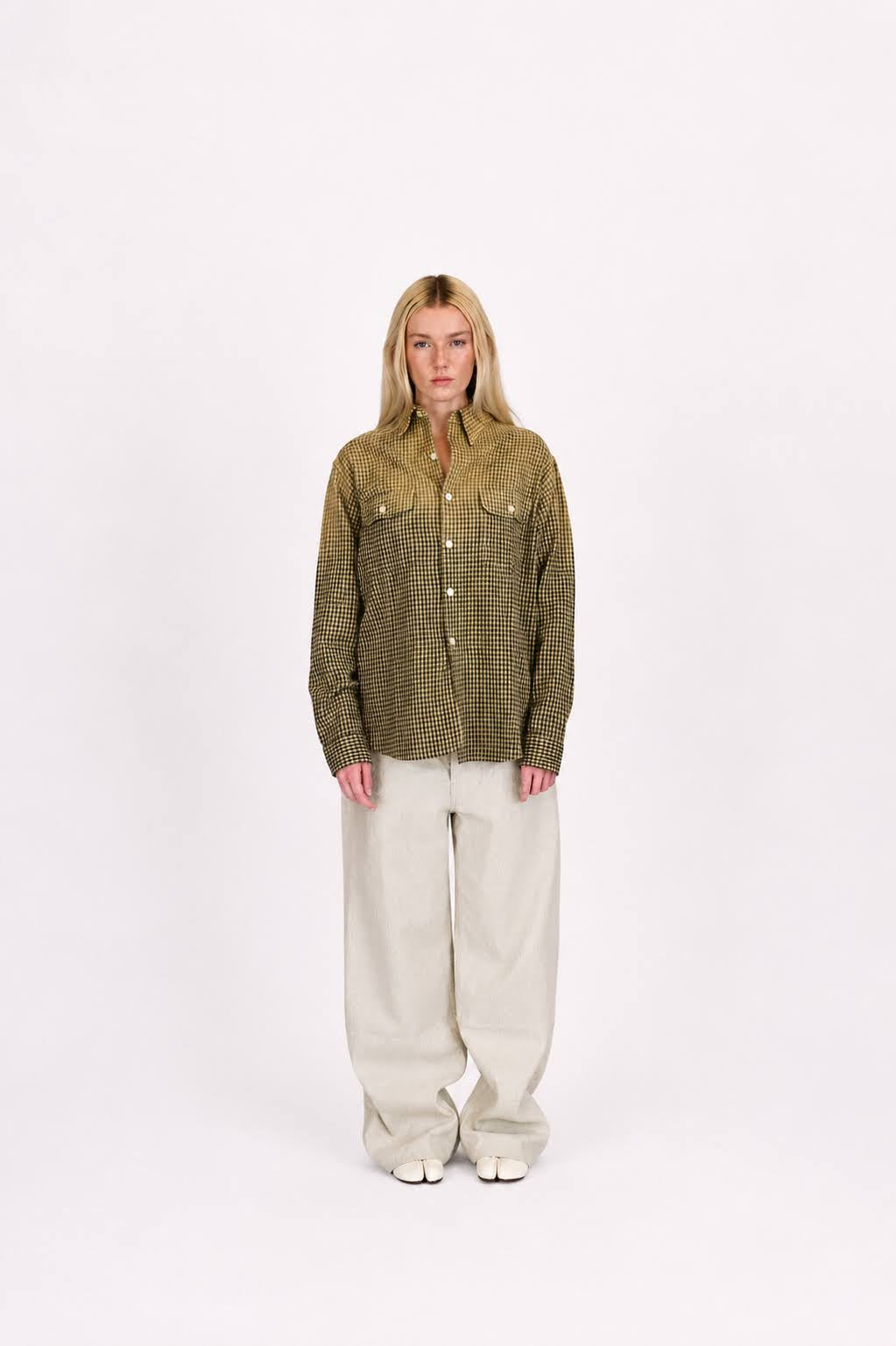 Faded Beige Work Shirt