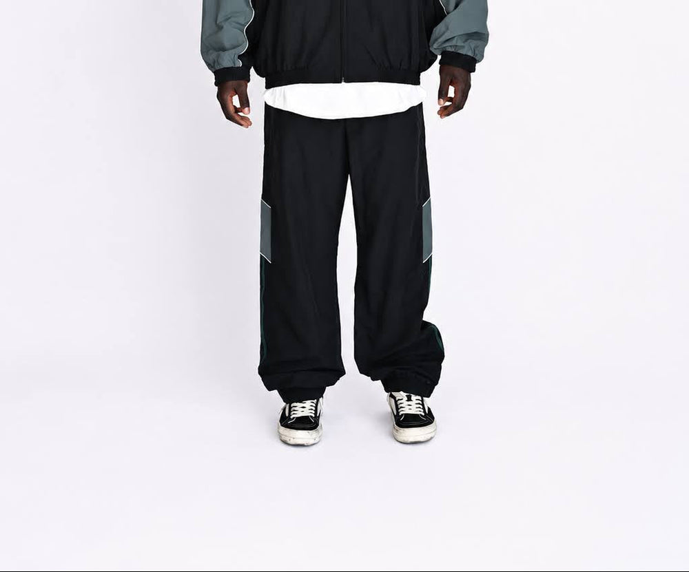 Panelled Trackpant (Teal)